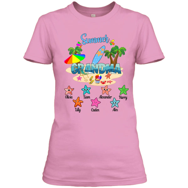 Summer Grandma - Customized Your Kids Name