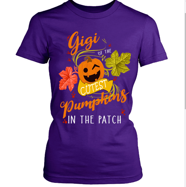 "GIGI OF THE CUTEST PUMPKINS IN THE PATCH"-Customized Your Nickname.