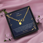 To My Daughter - I am so pround of the person you are today Gold Infinity Bracelet +1 charm