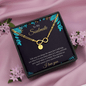 To My Soulmate - life may not always be sweet 2 Gold Infinity Bracelet +1 charm
