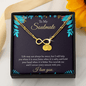 To My Soulmate - life may not always be sweet 2 Gold Infinity Bracelet +1 charm
