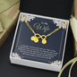 to my wife - i remember the first day i met you 2 Gold Infinity Bracelet +1 charm