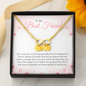 To my Bestie you came into my life unexpectedly 2 Gold Infinity Bracelet +1 charm