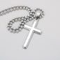 To my best friend - a best friend is like a four-leaf clover Personalized Cross Necklace (ball Chain)