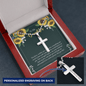 To My Daughter - you have within you right now Personalized Cross Necklace (ball Chain)