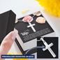 To my Wife-Just when I think Personalize Cross Necklace