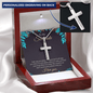 To My Soulmate - life may not always be sweet 2 Personalize Cross Necklace