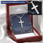To My Daughter - I am so pround of the person you are today Personalize Cross Necklace