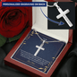 To My Daughter - I am so pround of the person you are today Personalize Cross Necklace