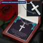 To My Soulmate - life may not always be sweet 2 Personalize Cross Necklace
