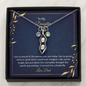 To My Daughter - I am so pround of the person you are today Peas in POD Necklace