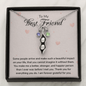To my Best Friend-Some people arrive Peas in POD Necklace