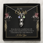 To My wife - if you live to be a hundred years old 2 Peas in POD Necklace