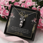 To My wife - if you live to be a hundred years old 2 Peas in POD Necklace