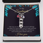 To My Soulmate - life may not always be sweet 2 Peas in POD Necklace