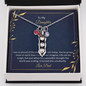 To My Daughter - I am so pround of the person you are today Peas in POD Necklace