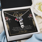 To My wife - if you live to be a hundred years old 2 Peas in POD Necklace