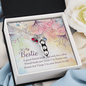 To my Bestie-A good friend feeds your soul Peas in POD Necklace