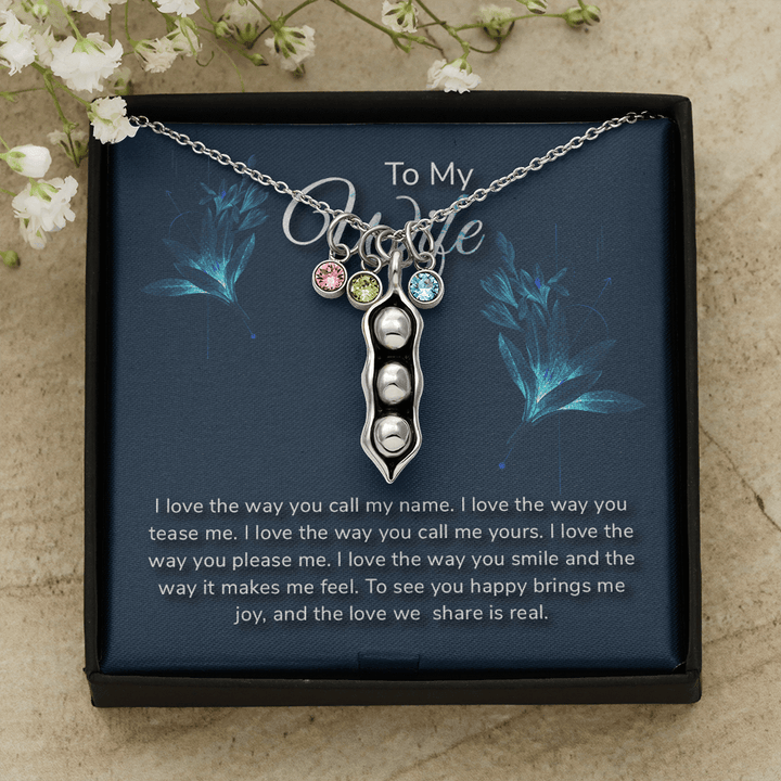 To my wife-I love the way Peas in POD Necklace