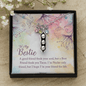 To my Bestie-A good friend feeds your soul Peas in POD Necklace