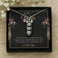 To My wife - if you live to be a hundred years old 2 Peas in POD Necklace