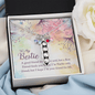 To my Bestie-A good friend feeds your soul Peas in POD Necklace
