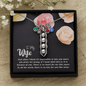 To my Wife-Just when I think Peas in POD Necklace
