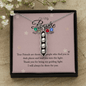 To my bestie-True Friends are those Peas in POD Necklace