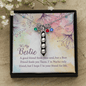 To my Bestie-A good friend feeds your soul Peas in POD Necklace