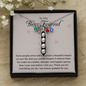 To my Best Friend-Some people arrive Peas in POD Necklace