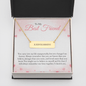 To my Bestie you came into my life unexpectedly 2 Horizontal bar pendent - Roman Numbers