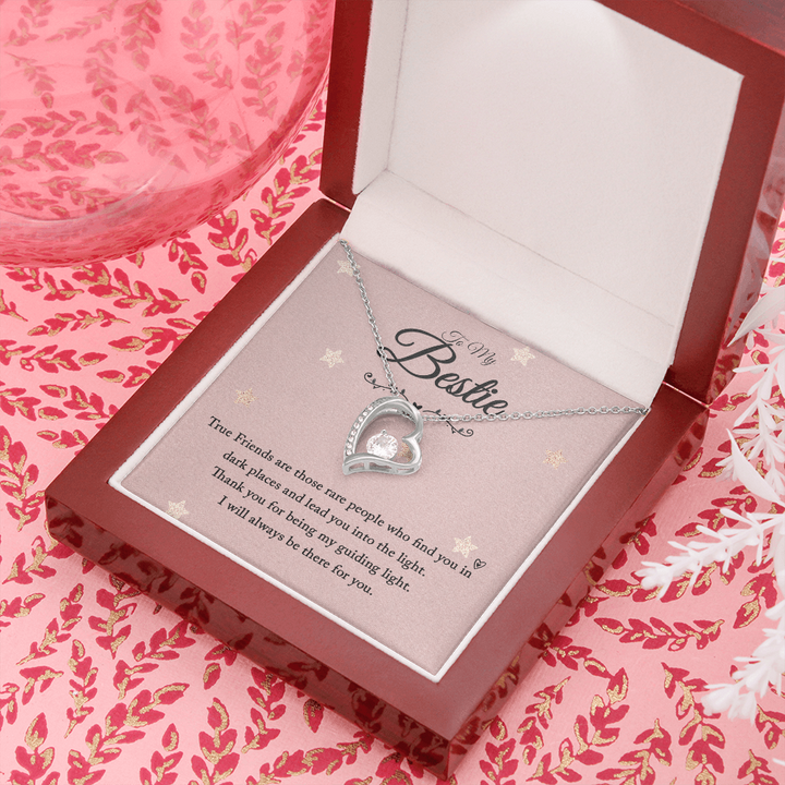 To my bestie-True Friends are those Anchor Necklace