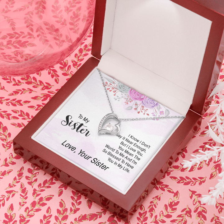 i know i don't say it near enough - Forever love pendent