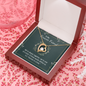 To my forever friend - We're always together Forever Love Necklace