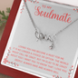 To My Soulmate - Loving you has become a must for me love Necklace