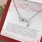 To my Bestie you came into my life unexpectedly love Necklace