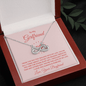 To My Girlfriend - From the day you walked into my life Infinity Heart Necklace
