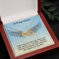 In loving memory... Those we love don’t go away Infinity Heart Necklace