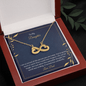 To My Daughter - I am so pround of the person you are today Infinity Heart Necklace
