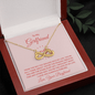 To My Girlfriend - From the day you walked into my life Infinity Heart Necklace