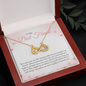 To my Bestie you came into my life unexpectedly Infinity Heart Necklace