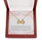 To my Bestie you came into my life unexpectedly Infinity Heart Necklace