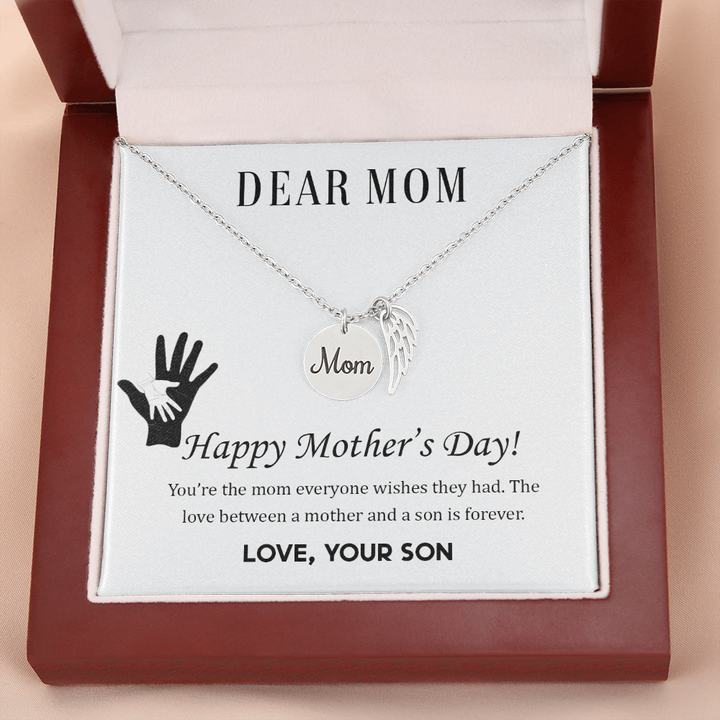 Happy mothers day . you're the mom necklace