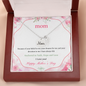 Because of your belief mom necklace