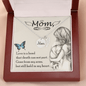 Love is bond mom necklace
