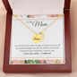 To my Mom i really love you mom necklace