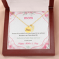 Because of your belief mom necklace