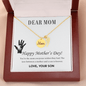 Happy mothers day . you're the mom necklace