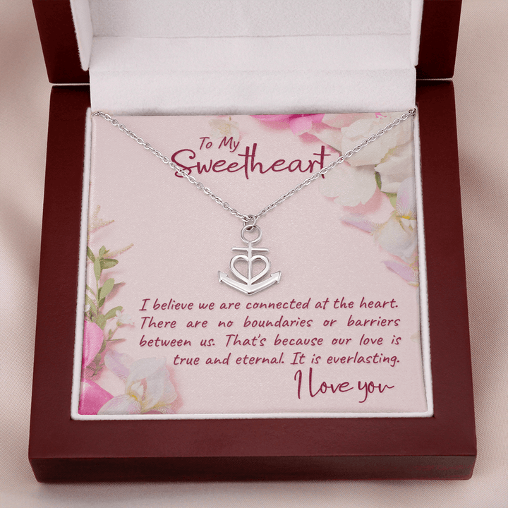 To my sweetheart-I believe Anchor Necklace