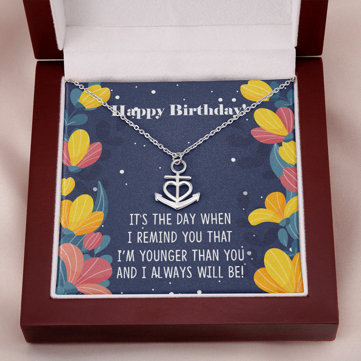 To my beautiful wife - you are my everything Anchor Necklace